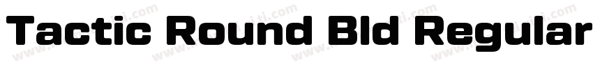 Tactic Round Bld Regular字体转换